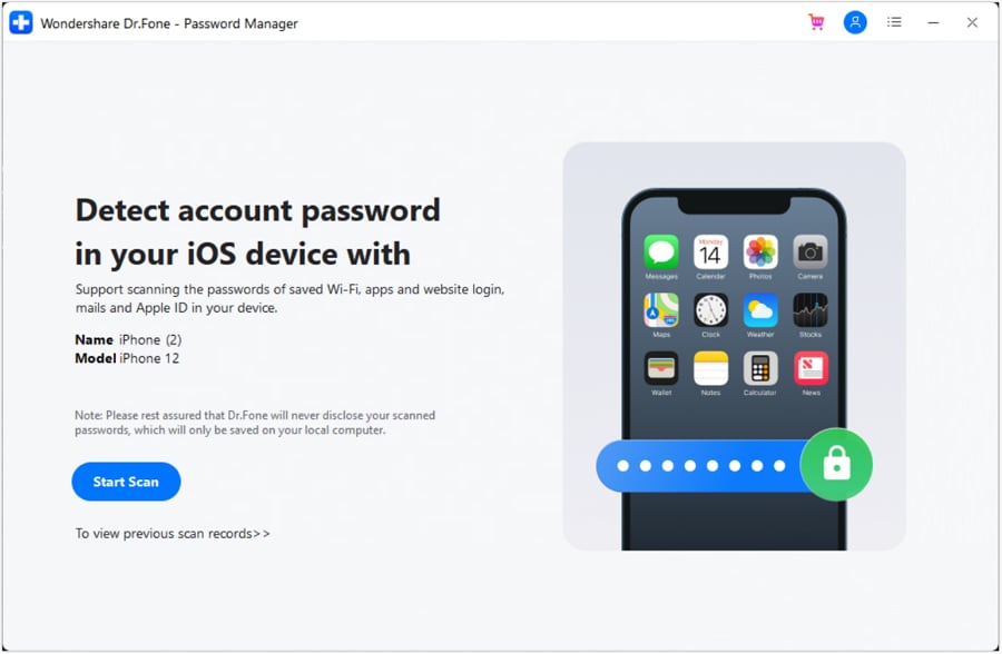 connect iphone to best password manager app