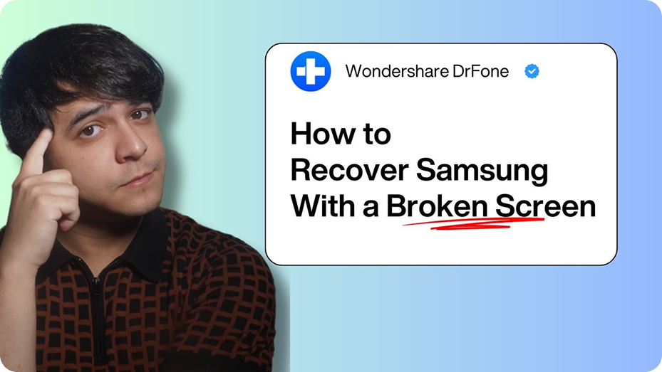 recover data from broken screen samsung