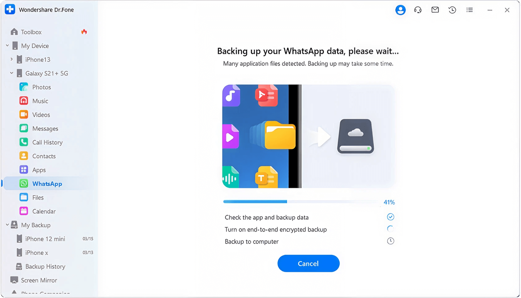 how to take android phone backup